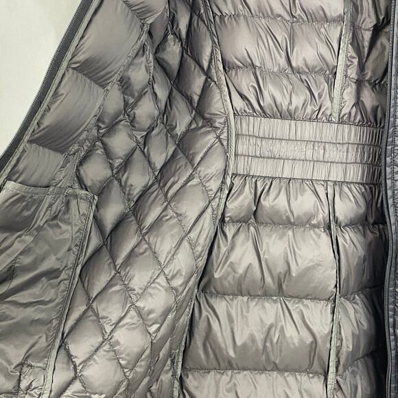 Michael Kors Down Packable Jacket Quilted Small Women's Hooded Black - Picture 6 of 10